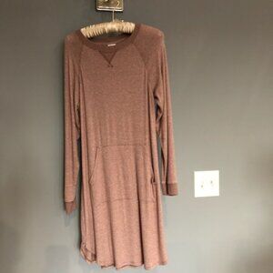 Stars Above Loungewear, brown with pouch pocket, size S